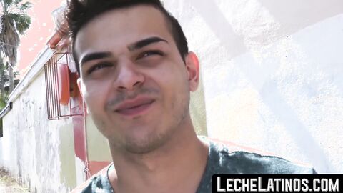 Straight Latino man is barebacked in POV and cums hard