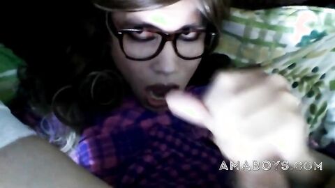 Crossdresser Paulina Doll's Solo Self-Facial