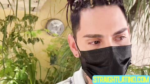 Long haired latino Ken drilled deeply by tanned hunk Marcos cock