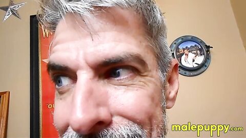 The giant daddy Richard Lennox is so disgusting with nuts stuck on his teeth