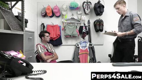 Perps4Sale.com - Nerdy stud Mark Something assfucked by officer Cole Church