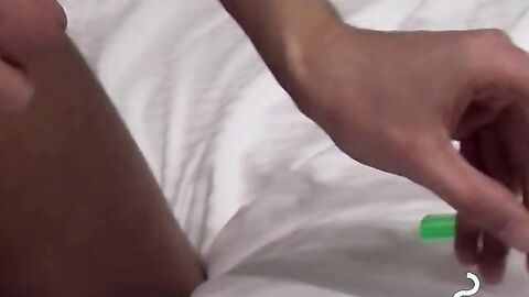 Naughty Hunk Indulges in Sexual Self Pleasure While Smoking
