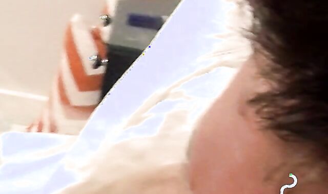 Naughty Hunk Indulges in Sexual Self Pleasure While Smoking