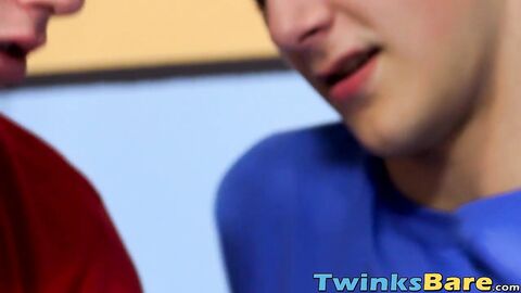 Twinky performs oral sex before hot bareback sex session