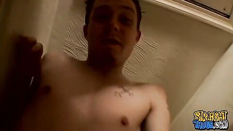The boys are hanging out and stroking up their cocks