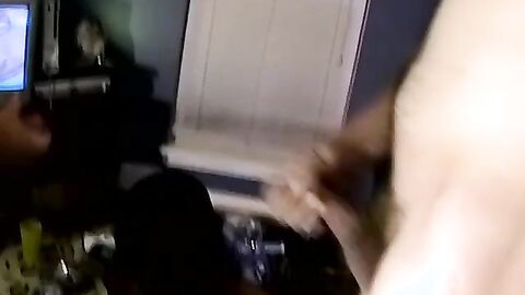 Black amateur facialized after wet cocksucking threesome