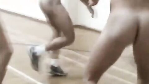 Naked Twinks Play Basketball
