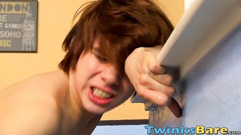 Hot redhead twink barebacked after oral pleasures