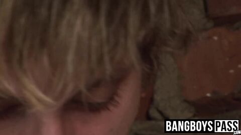 Gay twink gets his juicy tight asshole explored in bareback