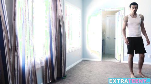 Naughty teen Karla Kush caught and hammered big dick style