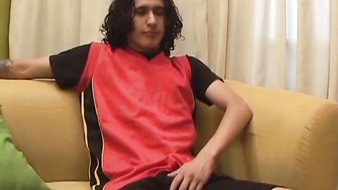 Long haired Latino twink barebacks his boyfriend sweet ass