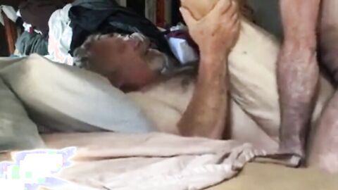 Bareback Daddy Gets Fucked Hard