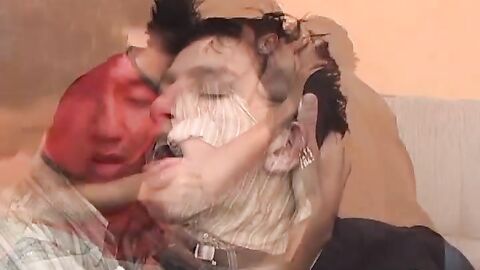 Homo Leandro fucks his bottom bitches Miguel and Sebastian