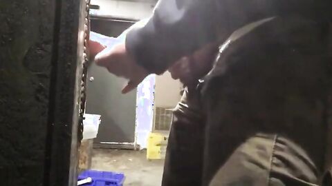 Amateur Gloryhole in My Private Garage