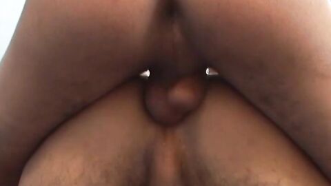 Slender twink fucks his latino boyfriend with his hard cock