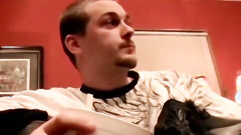 Black dude got his dick sucked dry by a white boy