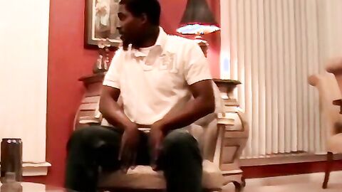 Black dude got his dick sucked dry by a white boy