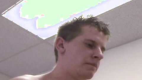 Straight amateurs JR and Nate have their throbbing dicks devoured in a threesome