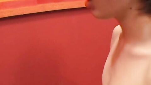 Cock hungry latino twink eats a fat dong and rides it wildly