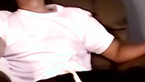 Straight deviant has cock blown by mature homosexuals