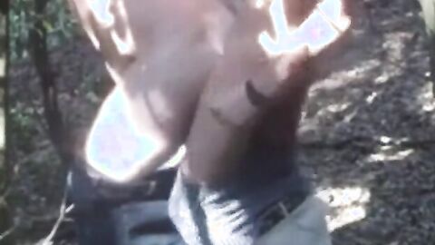 Bareback Fun in the Forest with a Horny Amateur