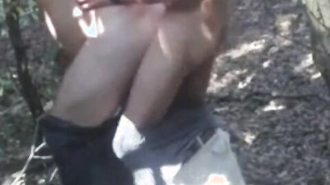 Bareback Fun in the Forest with a Horny Amateur