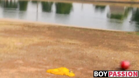 Young buddies stroking cocks until shooting a load of jizz