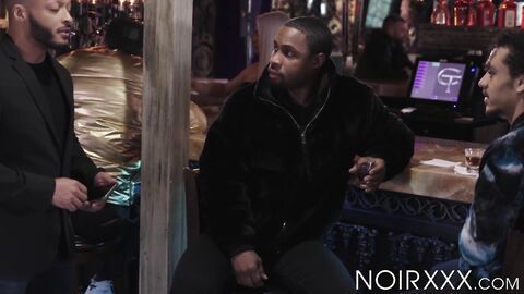 Alpha males Dillon Diaz and Ricky Larkin take care of each others cocks intense flip
