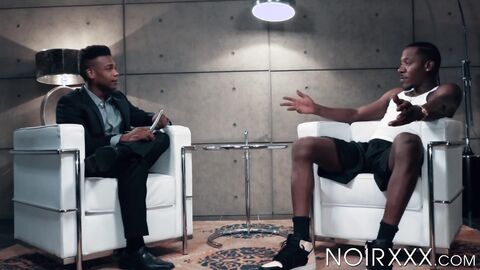 Interview with baller Deep Dic turns to ball sucking and anal pounding