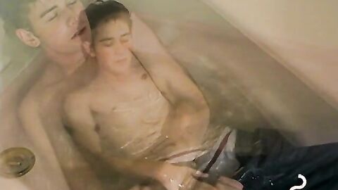 Twinks smoking and anal escapade with his curious partner