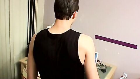 Twinks smoking glory hole pleasure with huge hard cock