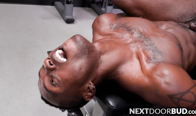 Hot boy Miller Axton chokes on rock hard cock before raw sex