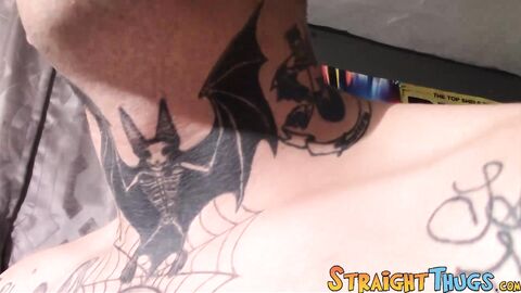 Hottie Drac plays with his hard cock and milk the cum from his meat