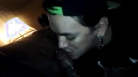 Big Black Cock Blowjob by Amateur Stud