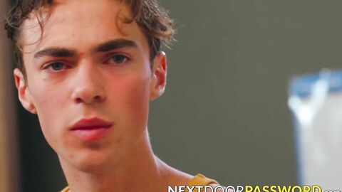 Horny Nick Floyd loved jerking his cock until Hunk Cameron Neutron came to fuck his j