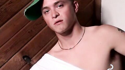 Seductive twinks steamy outdoor mouthfucking sexccapade