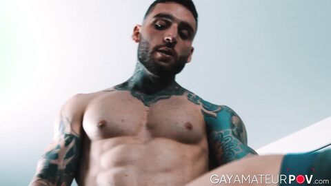 Muscular Tony DAngelo face fucked and banged the round ass of hottie Rocky Vallarta