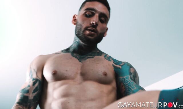 Muscular Tony DAngelo face fucked and banged the round ass of hottie Rocky Vallarta