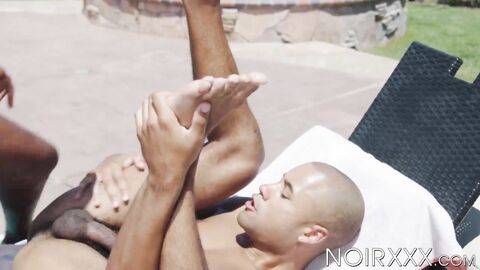 Homo Xavier Zane bend his ass over so I can strike it with my throbbing sausage
