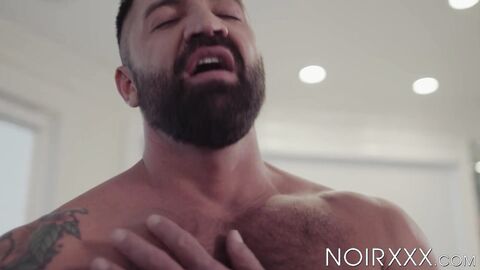 Beefy Dominic Pacifico used all his strength to overcome Lawrences swift thrusting