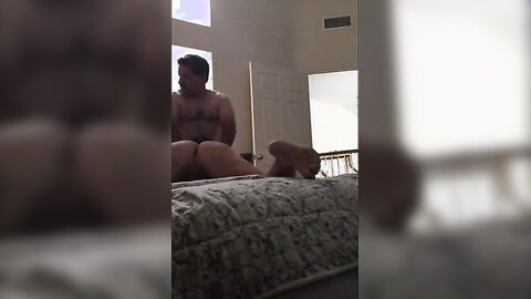 Bareback Breeding with Daddy