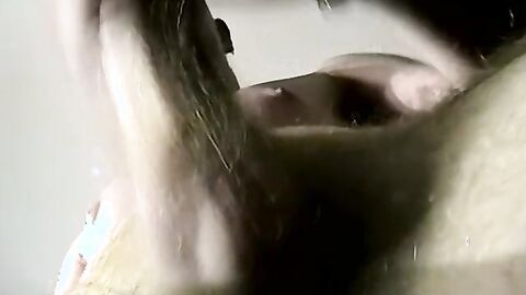 Blond amateur jerks off and cums in mature gays mouth