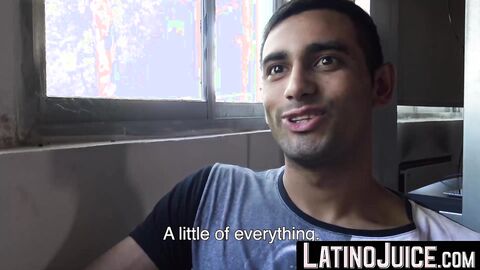 LatinoJuice.com - I covered erotic Joels beautiful face with my sticky load of hot cu