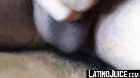 LatinoJuice.com - I covered erotic Joels beautiful face with my sticky load of hot cu