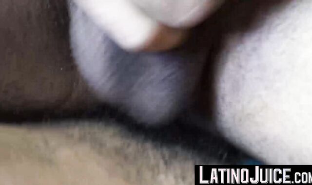 LatinoJuice.com - I covered erotic Joels beautiful face with my sticky load of hot cu