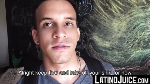 LatinoJuice.com - Innocent stud Jota exposes his uncut dick and masturbates in front