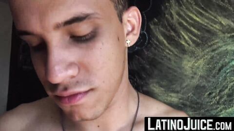 LatinoJuice.com - Innocent stud Jota exposes his uncut dick and masturbates in front