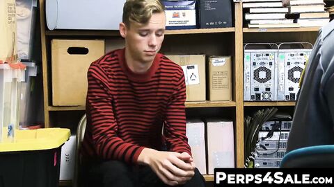 Perps4Sale.com - Slender twink thief seduces Hunk muscle guard for freedom