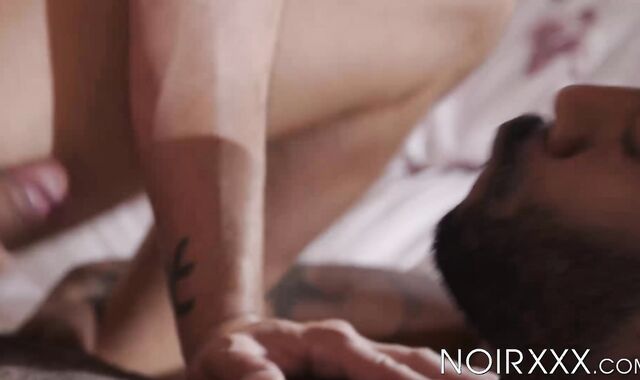 Dark August Alexander feeds my hungry butt with his morning wood for breakfast