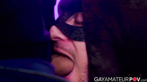 Sexy stud Zack Mackay offered his big ass to get banged in the glory hole with hairy